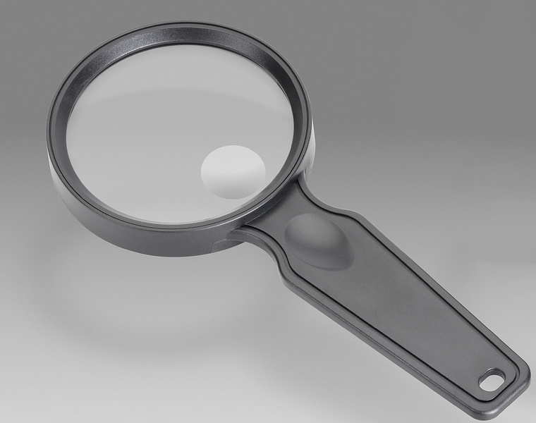 D 185D - LCH 8175A - Magnifier economic with flat handle